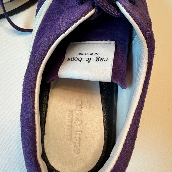 Anthropology sneaker shoes by Rag'n'Bone. Perfect condition purple suede size 7. - Picture 3 of 9